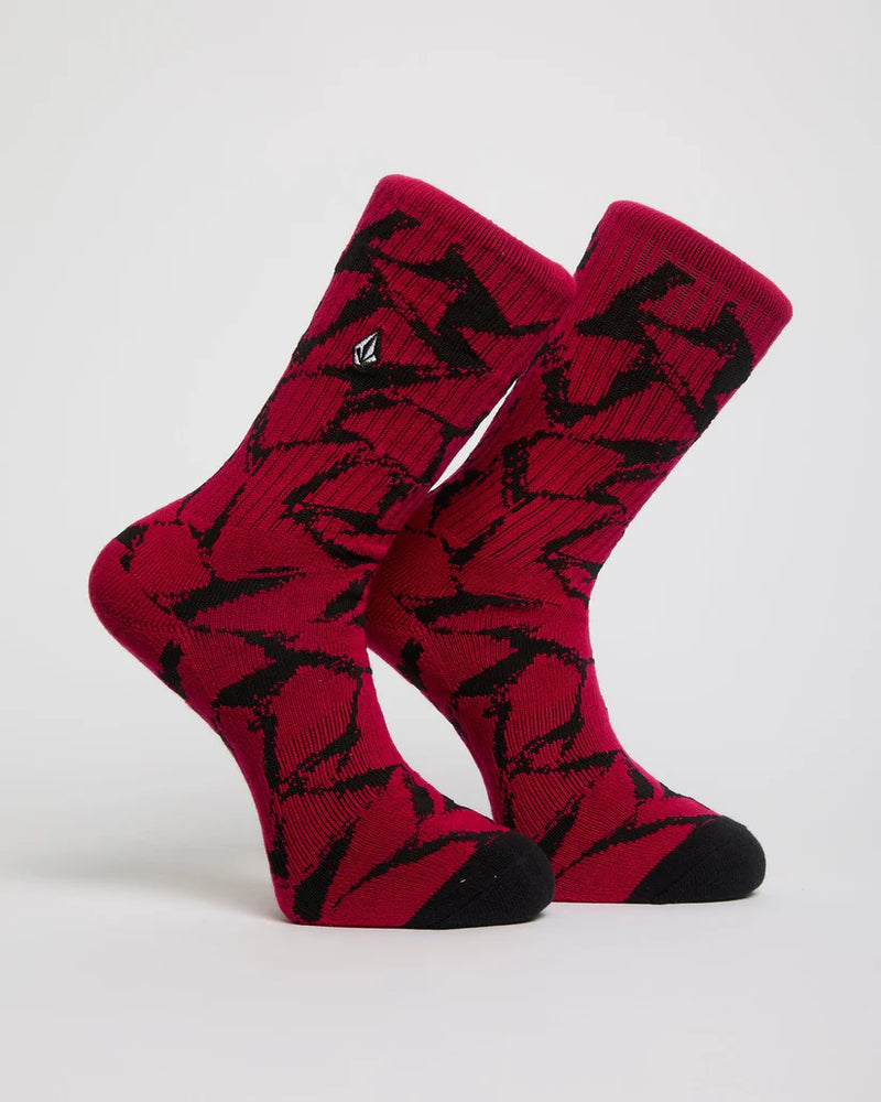 Load image into Gallery viewer, Volcom Men's Print Mixer Socks 2 Mix D6312620_MIX
