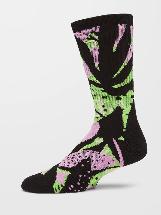 Volcom Men's Stoney Shred Socks Poison Green D6322401_PNG