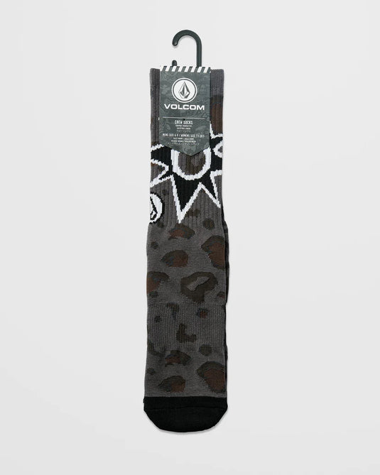 Volcom Men's Seth Conboy Socks Asphalt Black D6322500_ASB
