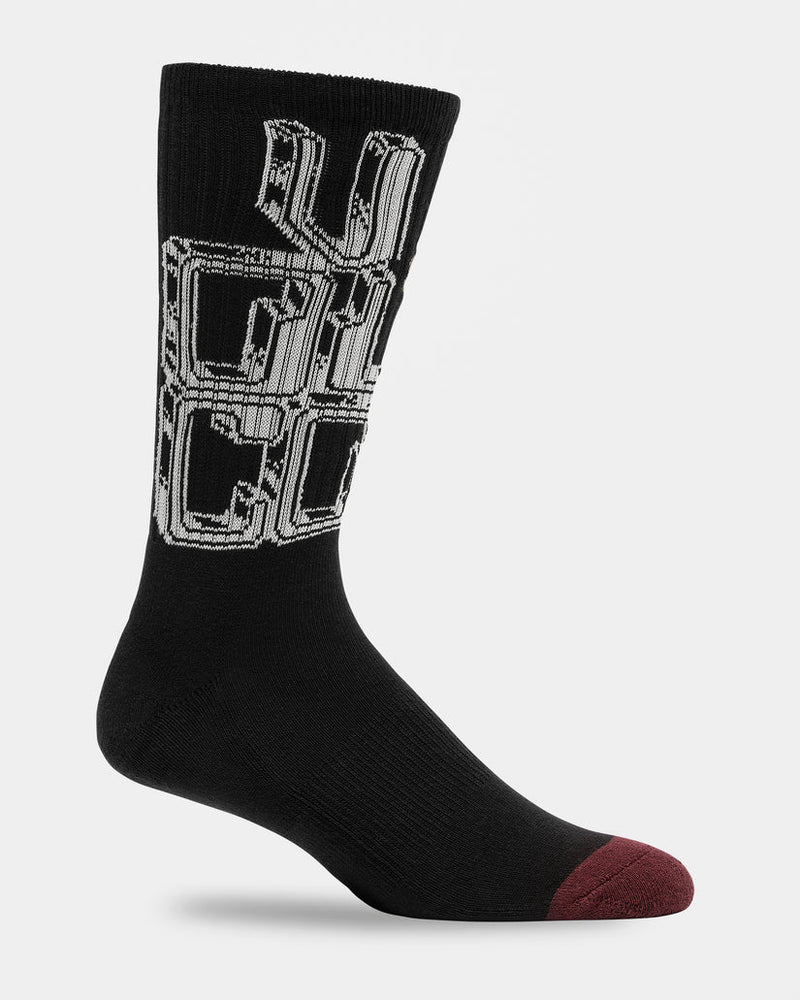 Load image into Gallery viewer, Volcom Men&#39;s Callum Rooney Socks Black D6332500_BLK
