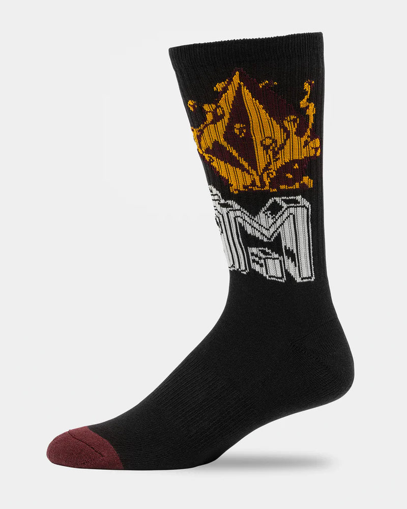 Load image into Gallery viewer, Volcom Men&#39;s Callum Rooney Socks Black D6332500_BLK

