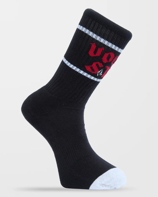 Volcom Men's Heavy Tone Socks Black D6332504_BLK