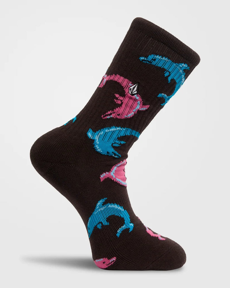 Load image into Gallery viewer, Volcom Men's Ozzy I Socks Raisin D6332603-RSN

