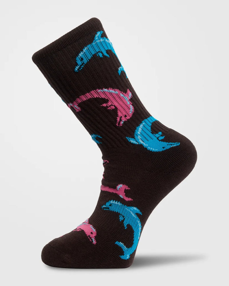Load image into Gallery viewer, Volcom Men's Ozzy I Socks Raisin D6332603-RSN
