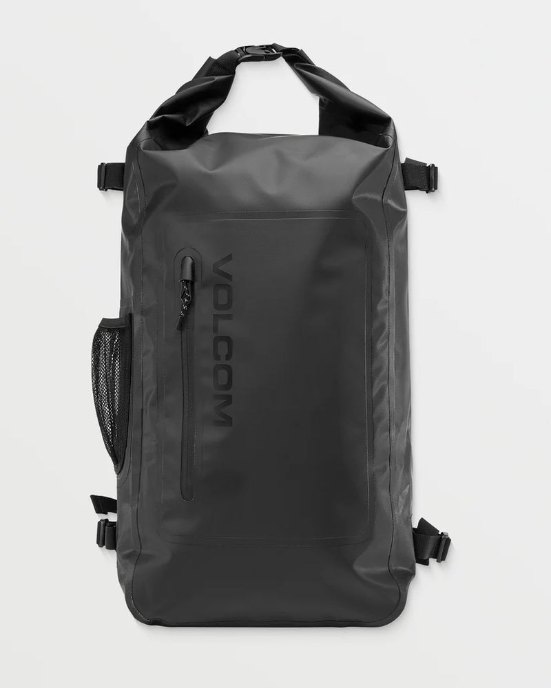 Load image into Gallery viewer, Volcom Men&#39;s Drystone Wet/Dry Roll Top Backpack Black D6512503_BLK
