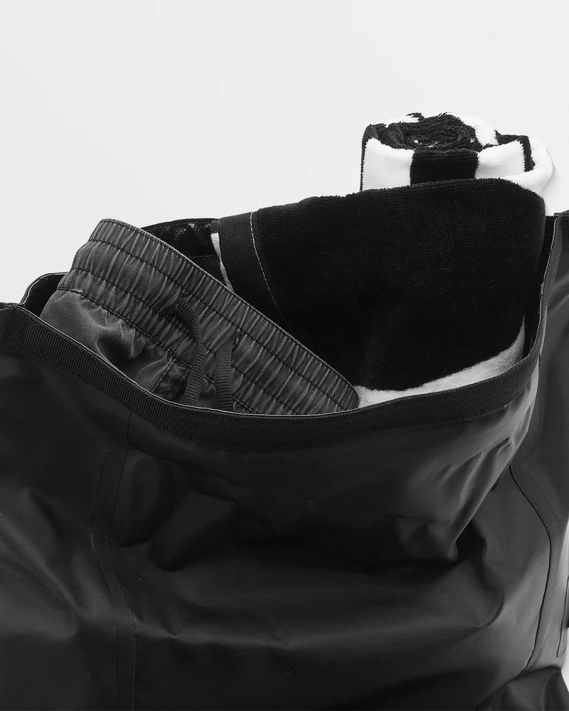 Load image into Gallery viewer, Volcom Men&#39;s Drystone Wet/Dry Roll Top Backpack Black D6512503_BLK

