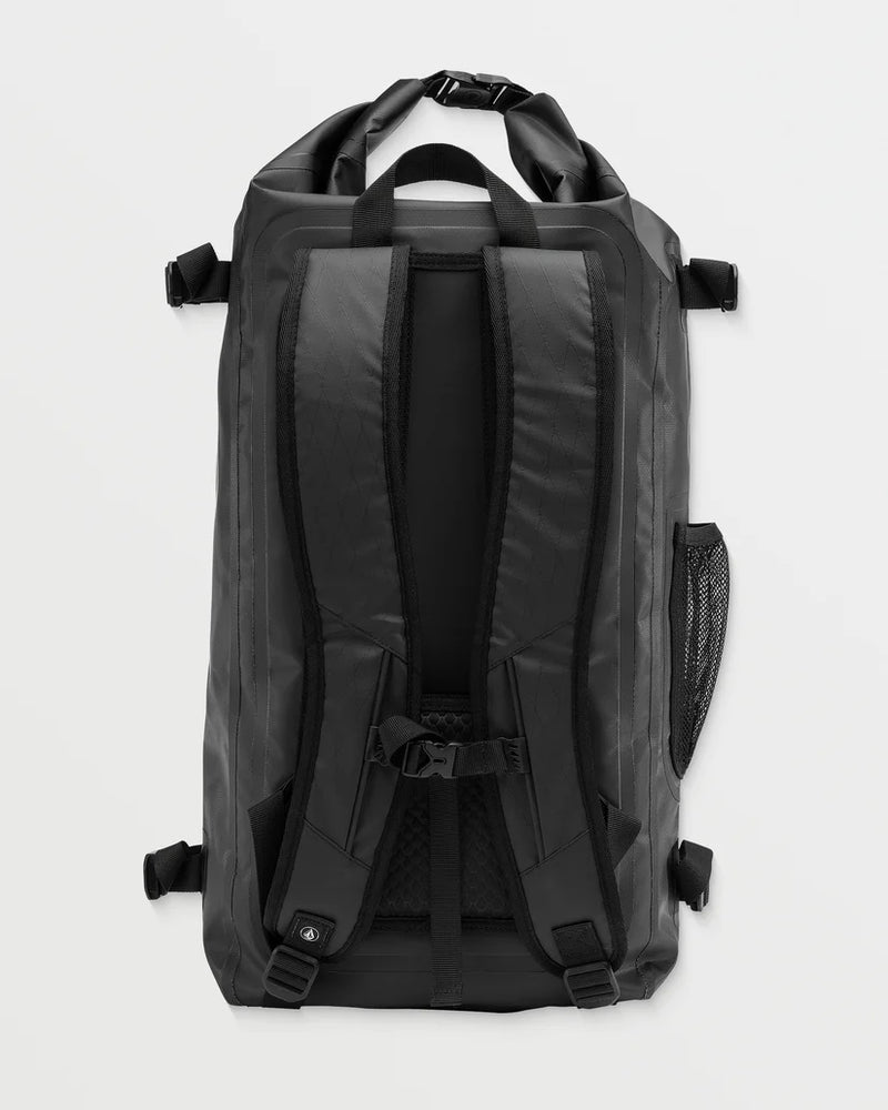 Load image into Gallery viewer, Volcom Men&#39;s Drystone Wet/Dry Roll Top Backpack Black D6512503_BLK

