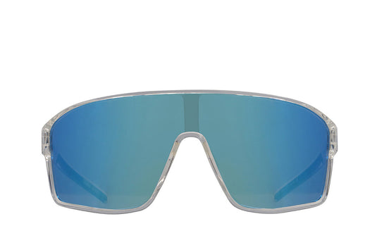 Red Bull Unisex Spect Daft Sunglasses Grey-Smoke with Blue Mirror DAFT-013