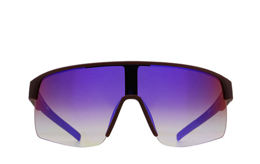 Red Bull Unisex Spect Dacota Sunglasses Brown-Smoke with Purple Gradient Mirror DACOTA-012