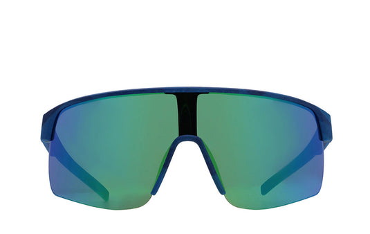 Red Bull Unisex Spect Dacota Sunglasses Blue-Green with Green-Purple Mirror DACOTA-015