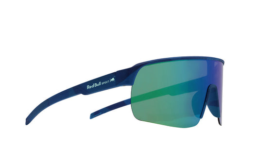 Red Bull Unisex Spect Dacota Sunglasses Blue-Green with Green-Purple Mirror DACOTA-015