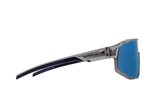 Red Bull Unisex Spect Dash Sunglasses Clear Smoke with Blue Mirror DASH-010