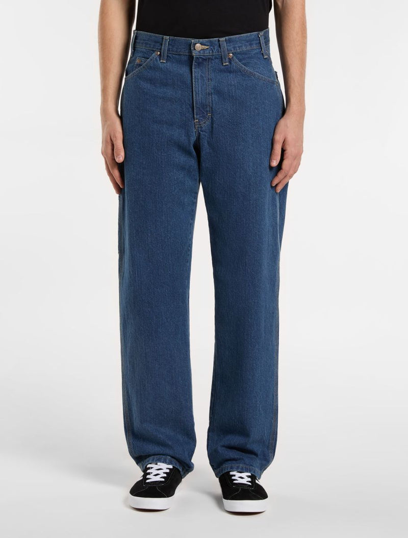 Load image into Gallery viewer, Dickies Men&#39;s Relaxed Utility Pants Indigo Blue DK001993C7K1
