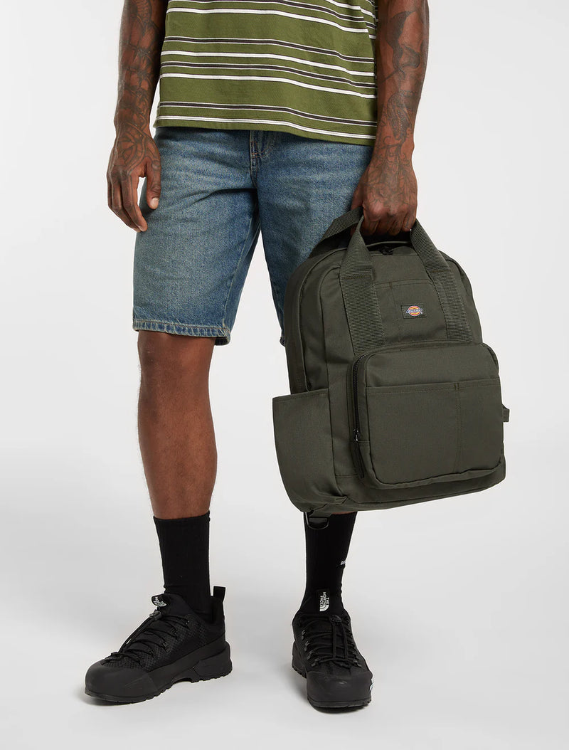 Load image into Gallery viewer, Dickies Unisex Lisbon Backpack Olive Green DK0A4X7F0OG
