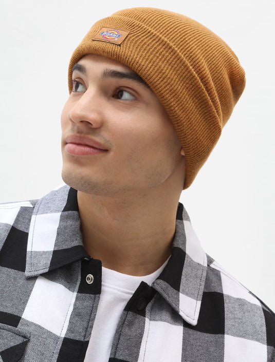 Dickies Unisex Gibsland Beanie Brown Duck DK0A4X7KBD01