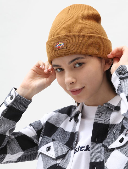 Dickies Unisex Gibsland Beanie Brown Duck DK0A4X7KBD01