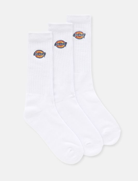 Load image into Gallery viewer, Dickies Unisex Valley Grove Socks White DK0A4X82WHX
