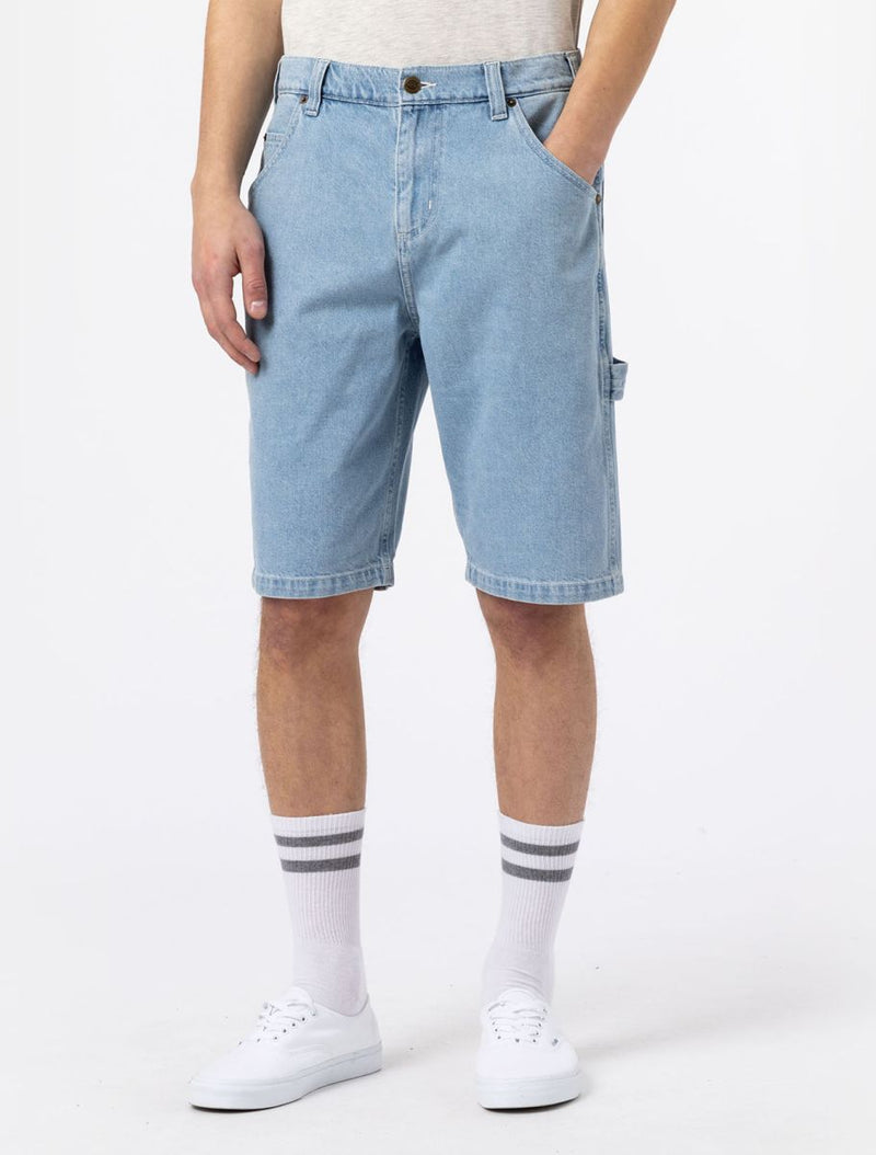 Load image into Gallery viewer, Dickies Men's Garyville Denim Fit Relaxed Shorts Vintage Blue DK0A4XCKC151
