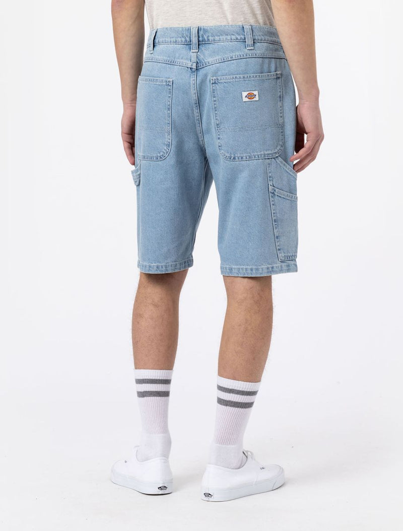 Load image into Gallery viewer, Dickies Men's Garyville Denim Fit Relaxed Shorts Vintage Blue DK0A4XCKC151
