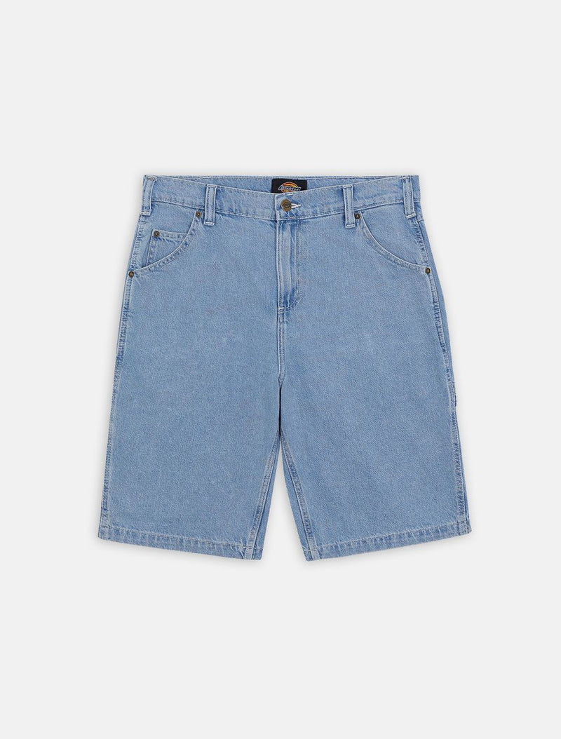 Load image into Gallery viewer, Dickies Men's Garyville Denim Fit Relaxed Shorts Vintage Blue DK0A4XCKC151
