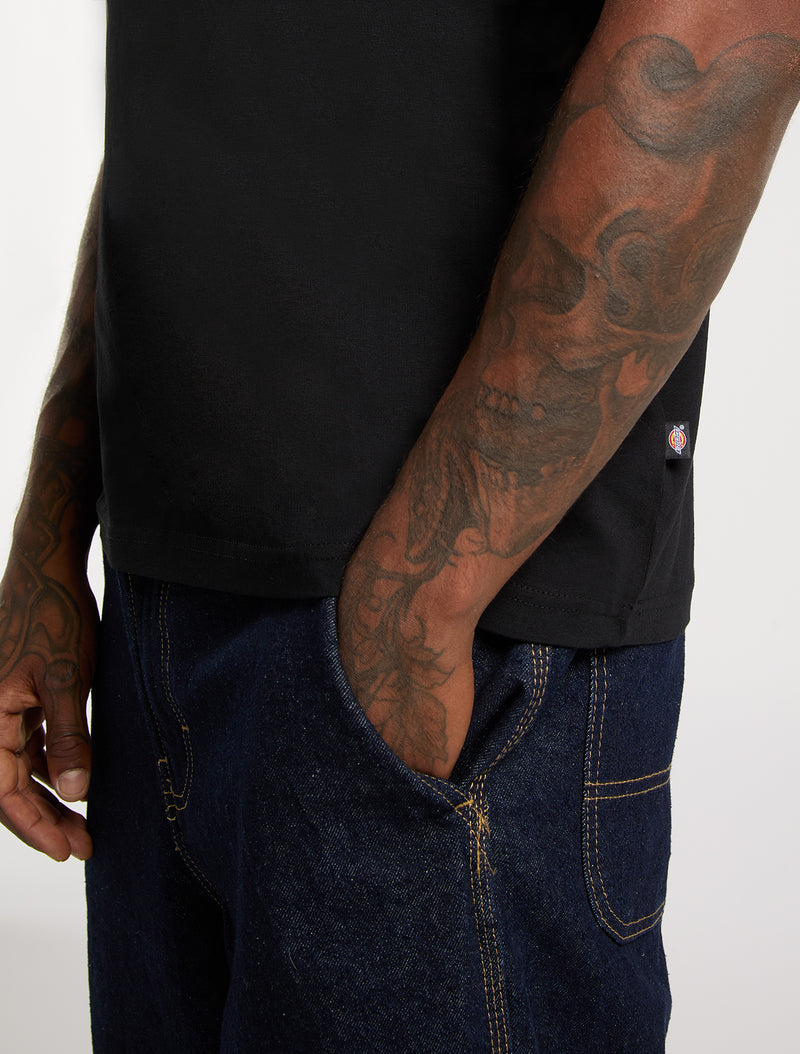 Load image into Gallery viewer, Dickies Men&#39;s Mapleton Light Weight T-shirt Black DK0A4XDBBLK
