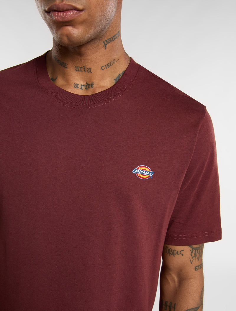 Load image into Gallery viewer, Dickies Men&#39;s Mapleton Light Weight T-shirt Burgundy DK0A4XDBL161
