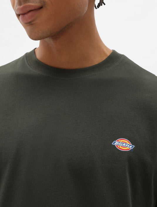 Dickies Men's Mapleton Short-Sleeve T-Shirt Olive Green DK0A4XDB0GX1