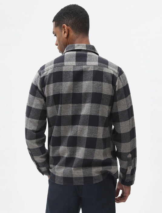 Dickies Men's Sacramento Shirt Grey Melange DK0A4XDZGYM