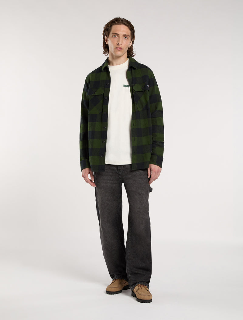Load image into Gallery viewer, Dickies Men&#39;s Sacramento Shirt Pine DK0A4XDZPIN
