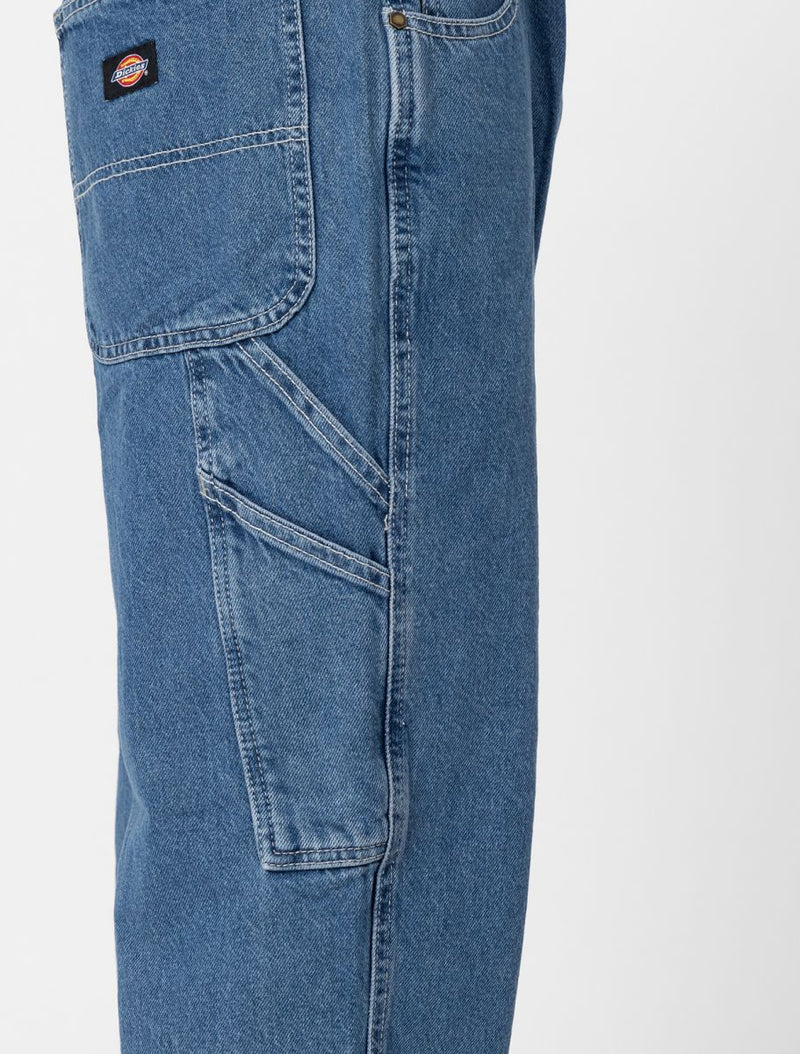Load image into Gallery viewer, Dickies Men&#39;s Garyville Regular Tapered Carpenter Pants Classic Blue DK0A4XECCLB
