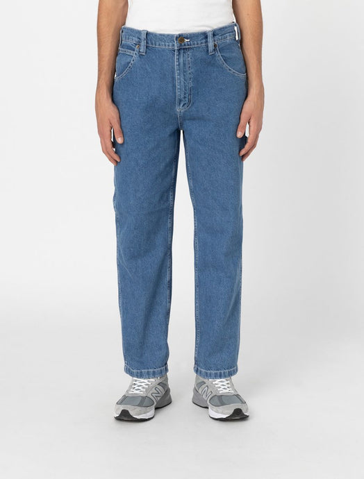 Dickies Men's Garyville Regular Tapered Carpenter Pants Classic Blue DK0A4XECCLB