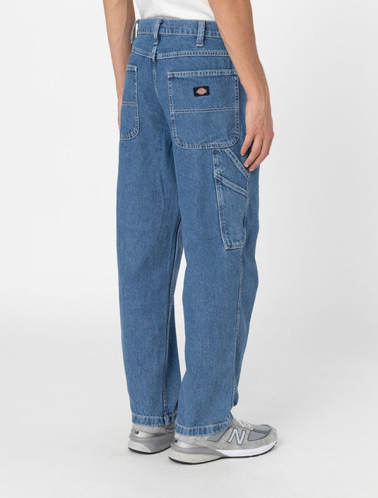 Dickies Men's Garyville Regular Tapered Carpenter Pants Classic Blue DK0A4XECCLB