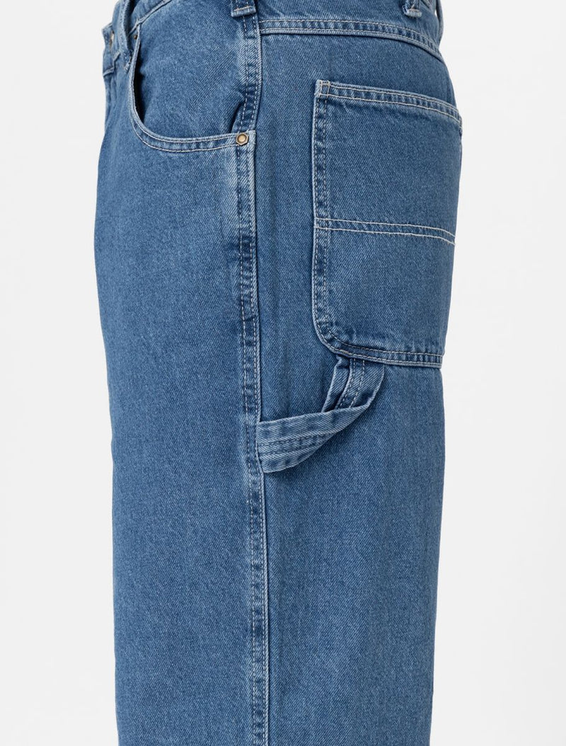 Load image into Gallery viewer, Dickies Men&#39;s Garyville Regular Tapered Carpenter Pants Classic Blue DK0A4XECCLB
