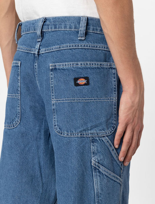 Dickies Men's Garyville Regular Tapered Carpenter Pants Classic Blue DK0A4XECCLB