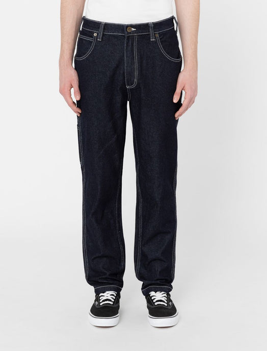 Dickies Men's Garyville Regular Tapered Carpenter Jeans Rinsed DK0A4XECRIN