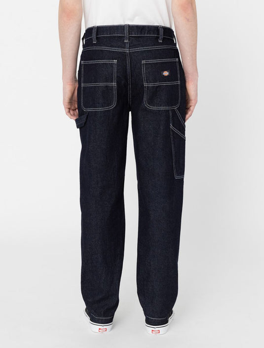 Dickies Men's Garyville Regular Tapered Carpenter Jeans Rinsed DK0A4XECRIN