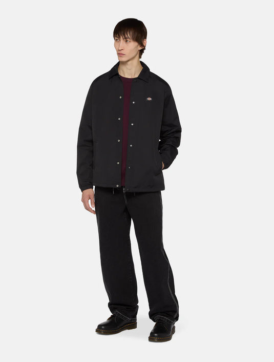 Dickies Unisex Oakport Coach Jacket Black DK0A4XEWBLK