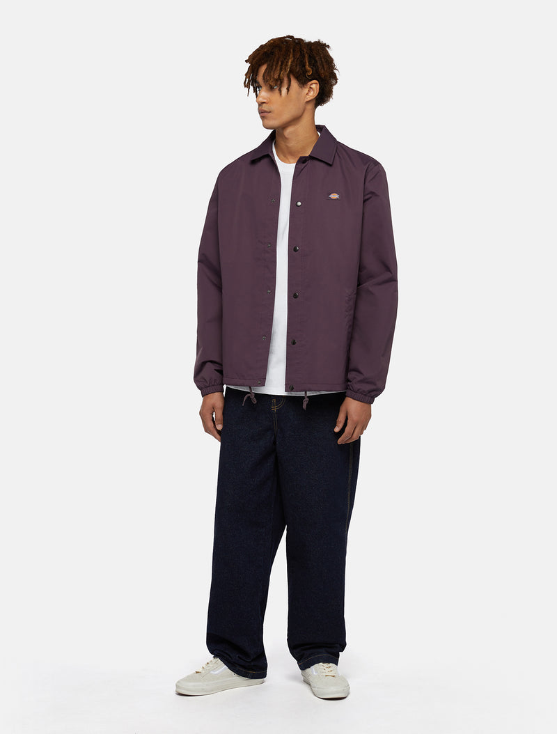 Load image into Gallery viewer, Dickies Men&#39;s Oakport Coach Jacket Plum DK0A4XEWJ561
