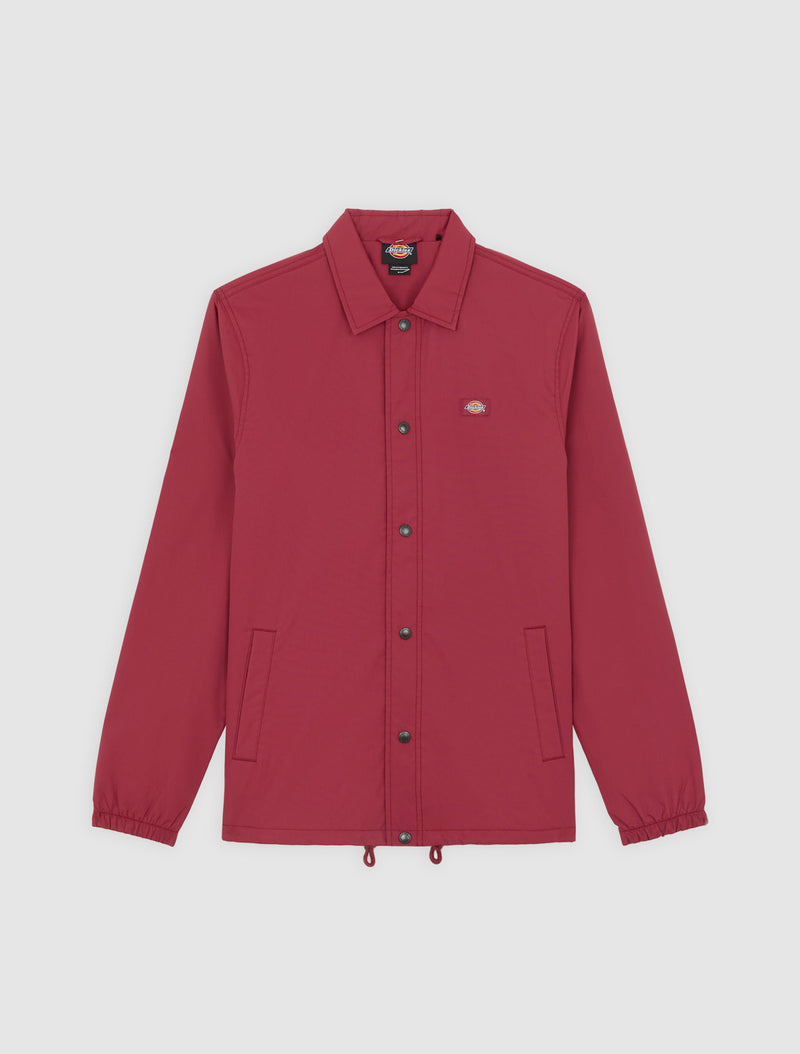 Load image into Gallery viewer, Dickies Men&#39;s Oakport Coach Jacket Brick Red DK0A4XEWK74
