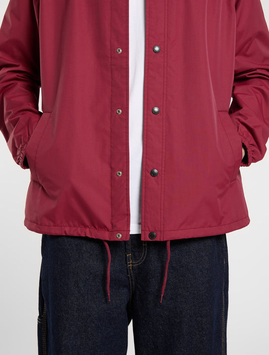 Dickies Men's Oakport Coach Jacket Brick Red DK0A4XEWK74