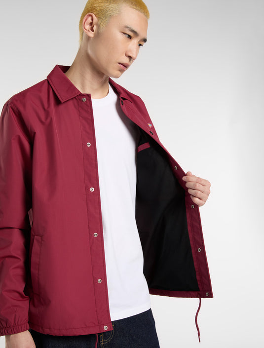 Dickies Men's Oakport Coach Jacket Brick Red DK0A4XEWK74