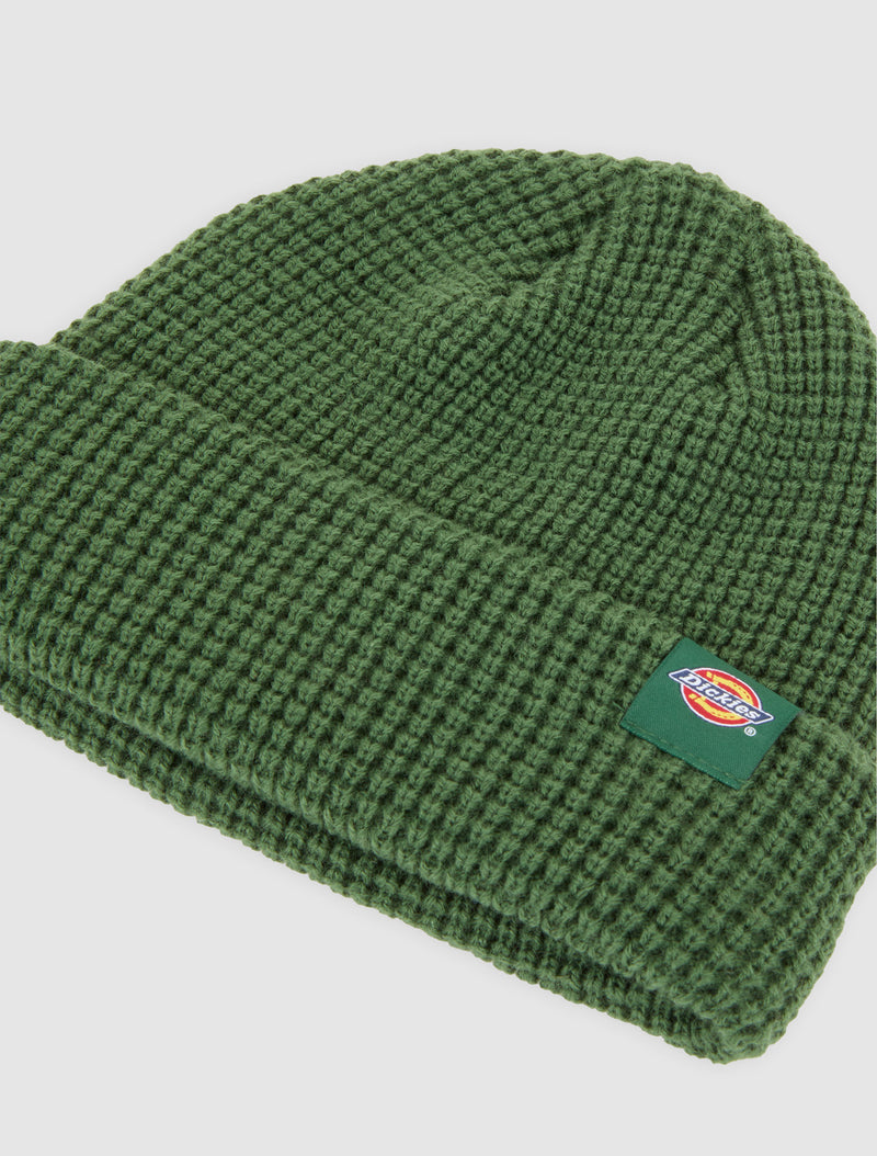 Load image into Gallery viewer, Dickies Unisex Woodworth Waffle Cap Pine DK0A4XFDPIN
