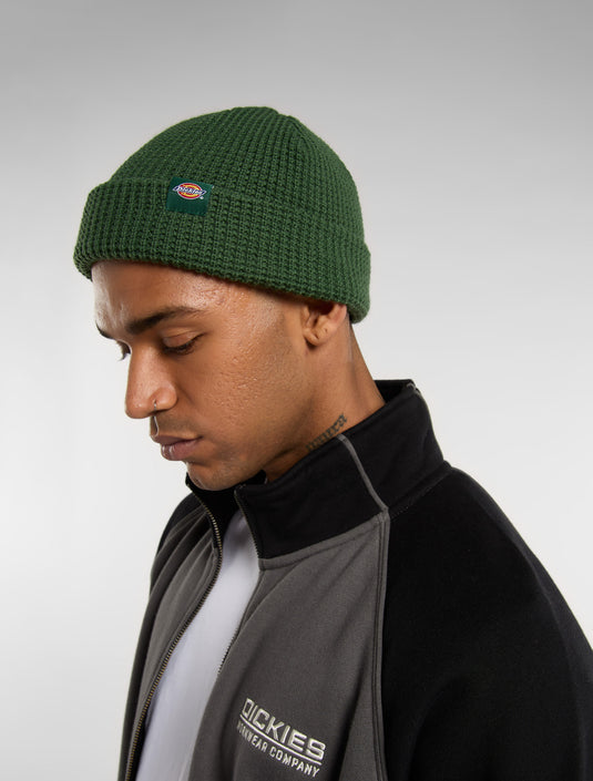 Dickies Unisex Woodworth Waffle Cap Pine DK0A4XFDPIN