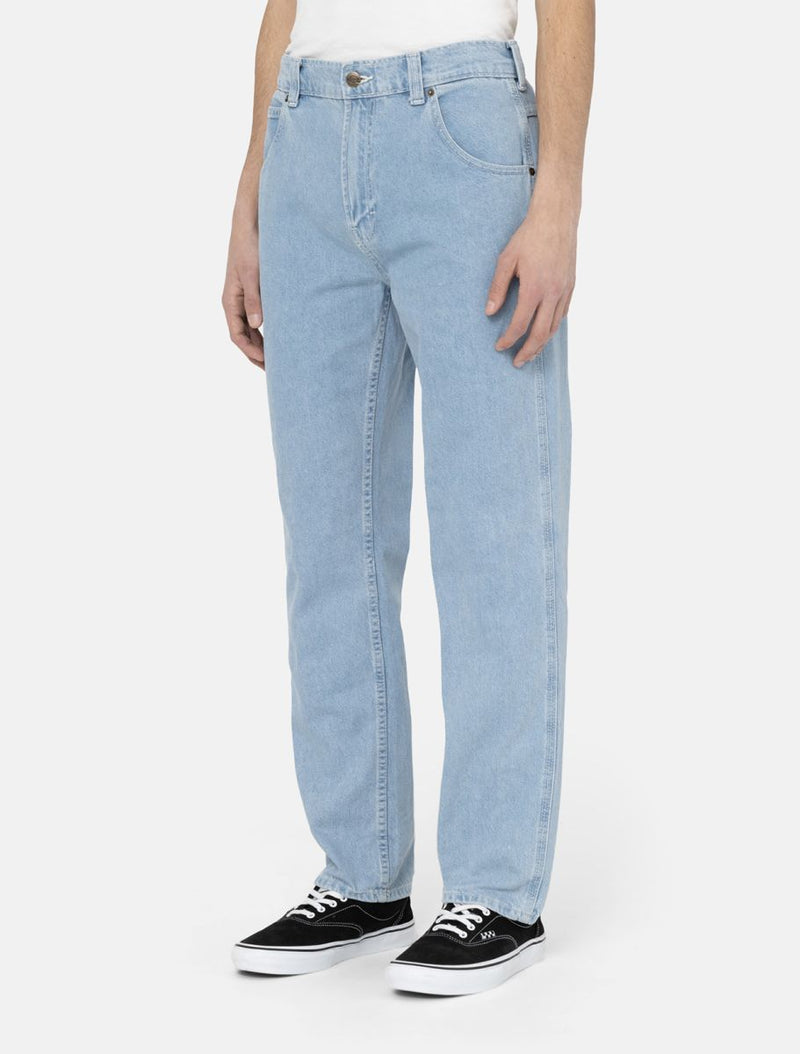 Load image into Gallery viewer, Dickies Men&#39;s Houston Denim Pants Vintage Aged Blue DK0A4XFLC151
