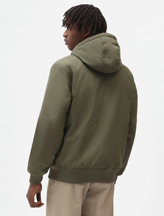 Dickies Men's New Sarpy Jacket Military Green DK0A4XG8MGR