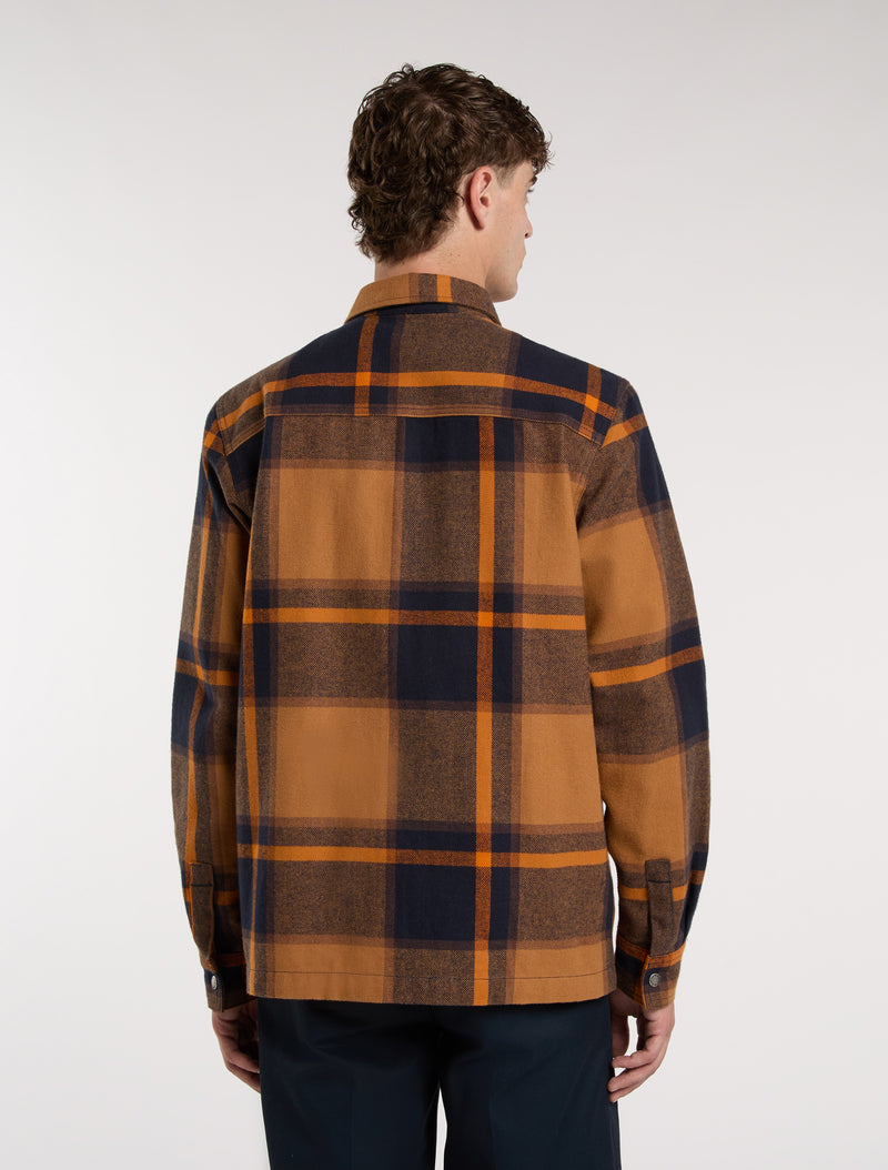 Load image into Gallery viewer, Dickies Men&#39;s Nimmons Long Sleeve Shirt Dark Blue DK0A4XGUL18
