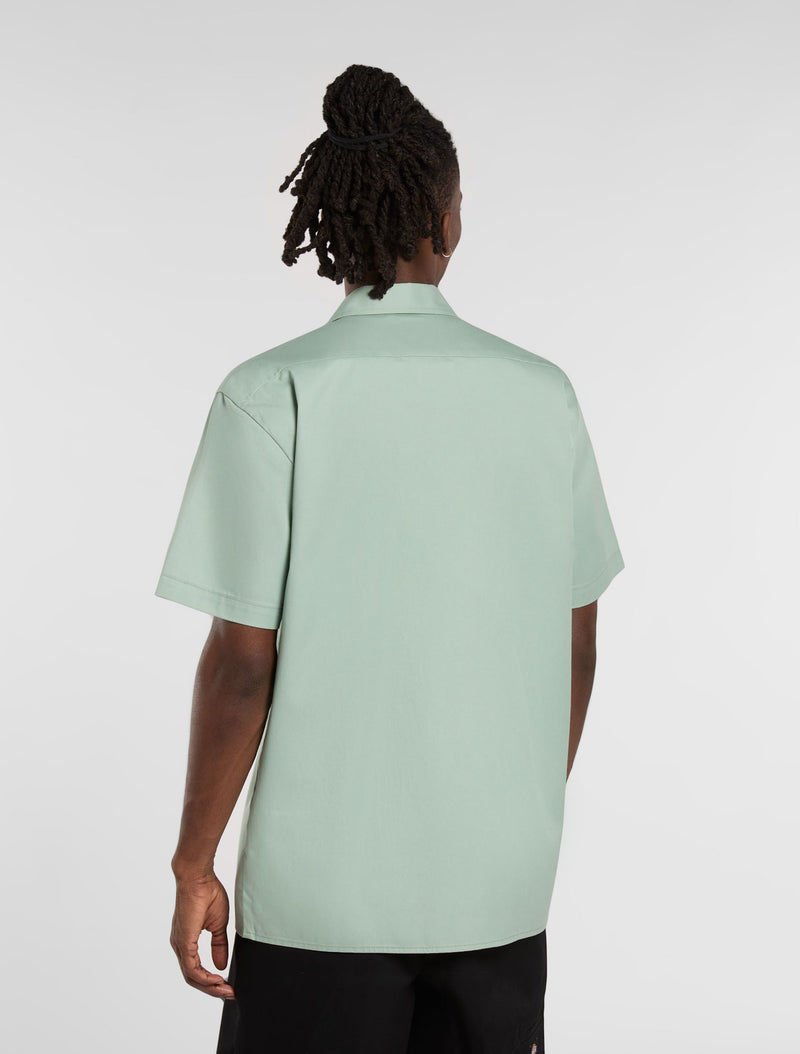Load image into Gallery viewer, Dickies Men&#39;s Work Shirt Sleeve Shirt Iceberg DK0A4XK7K36
