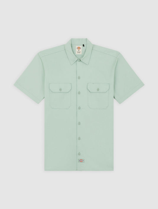Dickies Men's Work Shirt Sleeve Shirt Iceberg DK0A4XK7K36