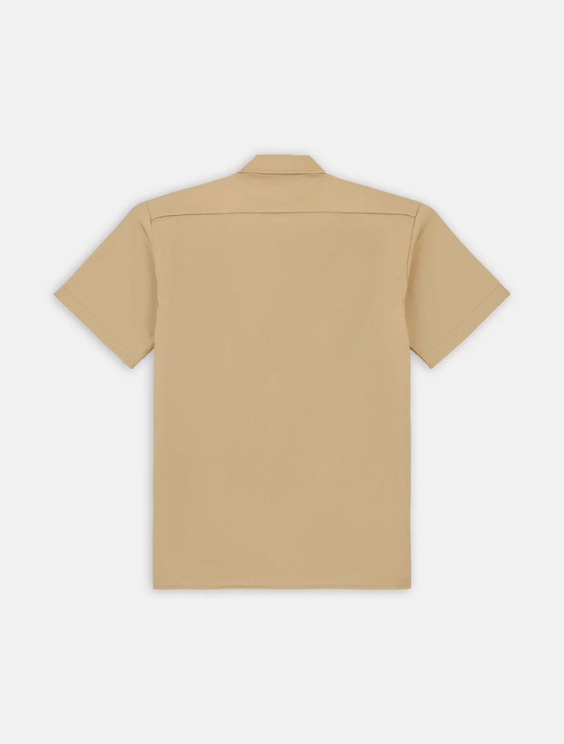 Load image into Gallery viewer, Dickies Men's Short Sleeve Work Shirt Khaki DK0A4XK7KHK
