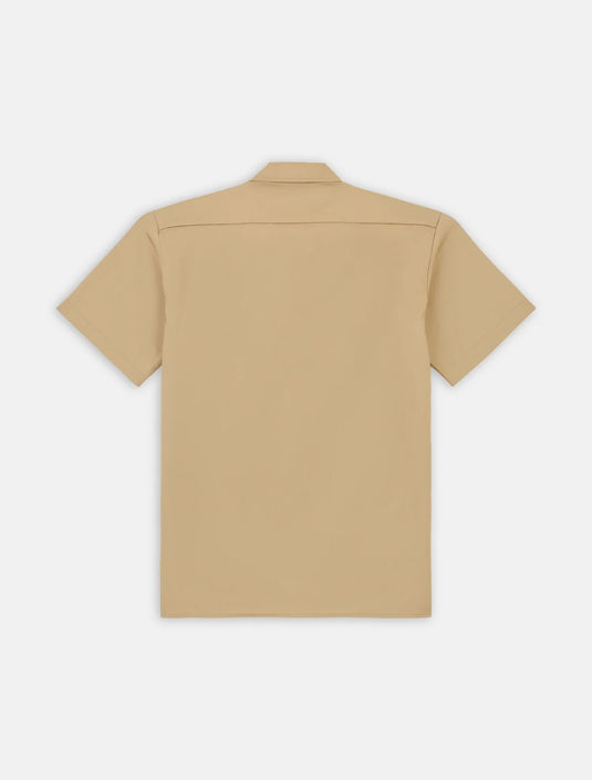 Dickies Men's Short Sleeve Work Shirt Khaki DK0A4XK7KHK
